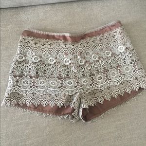 Lace shorts